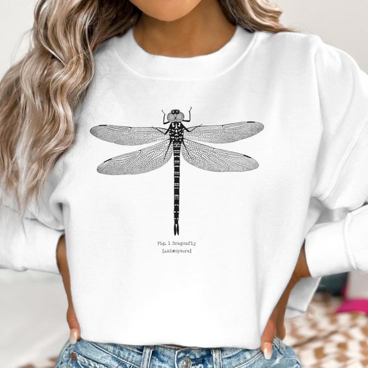 Dragonfly [Anisoptera] Entomology Pastel Goth Women Sweatshirt Gifts for Women